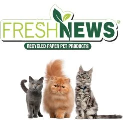 Fresh News Non-Clumping Scented Paper Cat Litter, 25-lb Bag 17 Fresh News Non-Clumping Scented Paper Cat Litter, 25-lb Bag -Cat Supply Store 539206 PT6. AC SS1800 V1667517856
