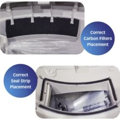Pet Standard Replacement Carbon Filters & Seal Strip Set Compatible With Litter-Robot 3 Self-Cleaning Cat Litter Box, 10 Count -Cat Supply Store 618174 PT4. AC SS1800 V1659821333