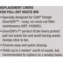 Catit Design SmartSift Biodegradable Replacement Liners 8 Catit Design SmartSift Biodegradable Replacement Liners -Cat Supply Store 64848 PT2. AC SS1800 V1488917286