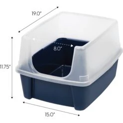 IRIS USA Open Top Litter Box With Scatter Shield 12 IRIS USA Open Top Litter Box With Scatter Shield -Cat Supply Store 65498 PT1. AC SS1800 V1680791882