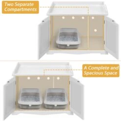 Yaheetech Litter Box Furniture Cat House 13 Yaheetech Litter Box Furniture Cat House -Cat Supply Store 677238 PT3. AC SS1800 V1687375572