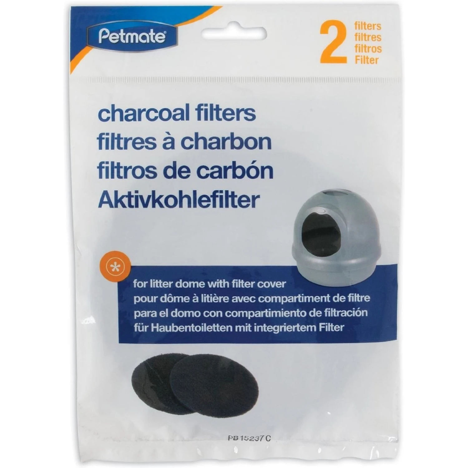 Petmate Booda Litter Box Charcoal Air Filters 3 Petmate Booda Litter Box Charcoal Air Filters