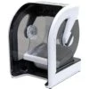 Closer Pets MiBowl Microchip Dog & Cat Feeder, White & Black
