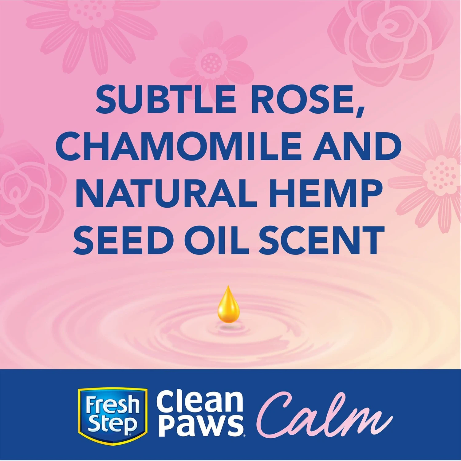 Fresh Step Clean Paws Calm Low Tracking Rose & Chamomile Scented Clumping Cat Litter 4 Fresh Step Clean Paws Calm Low Tracking Rose & Chamomile Scented Clumping Cat Litter - Image 2