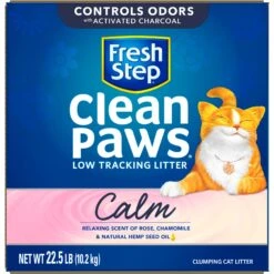 Fresh Step Clean Paws Calm Low Tracking Rose & Chamomile Scented Clumping Cat Litter 18 Fresh Step Clean Paws Calm Low Tracking Rose & Chamomile Scented Clumping Cat Litter -Cat Supply Store 712422 PT7. AC SS1800 V1694457305