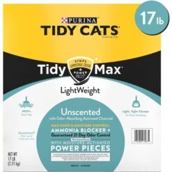 Tidy Max Lightweight Unscented Cat Litter, 17-lb Box 10 Tidy Max Lightweight Unscented Cat Litter, 17-lb Box -Cat Supply Store 756574 PT1. AC SS1800 V1699367749