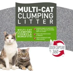 Nature's Miracle Multi-Cat Clumping Clay Cat Litter, 40-lb Bag 12 Nature's Miracle Multi-Cat Clumping Clay Cat Litter, 40-lb Bag -Cat Supply Store 767550 PT2. AC SS1800 V1675442941