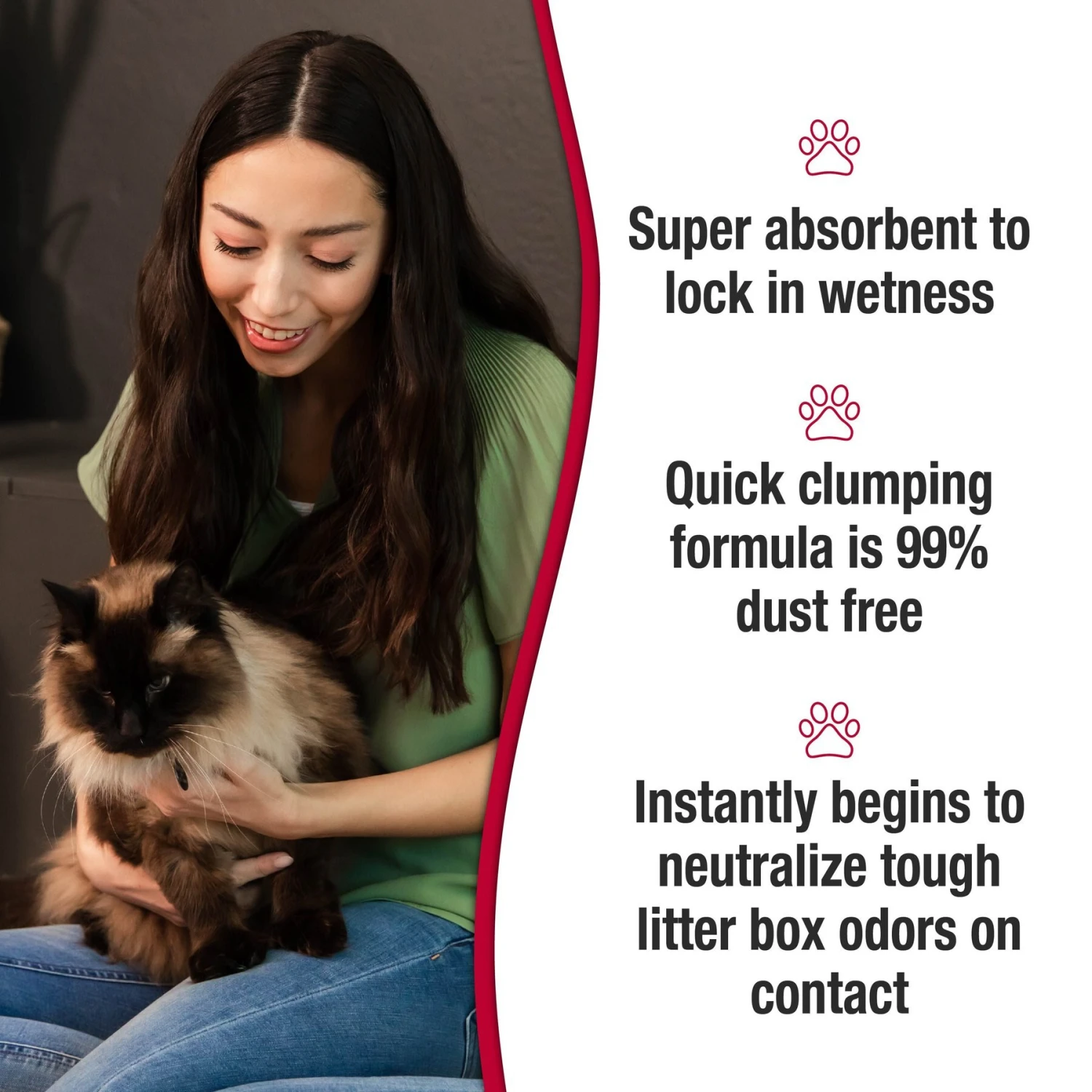 Nature's Miracle Multi-Cat Clumping Clay Cat Litter, 40-lb Bag 8 Nature's Miracle Multi-Cat Clumping Clay Cat Litter, 40-lb Bag - Image 6