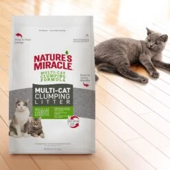 Nature's Miracle Multi-Cat Clumping Clay Cat Litter, 40-lb Bag 16 Nature's Miracle Multi-Cat Clumping Clay Cat Litter, 40-lb Bag -Cat Supply Store 767550 PT6. AC SS1800 V1675442947
