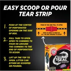 Arm & Hammer Litter Clump & Seal Multi-Cat Scented Clumping Clay Cat Litter 19 Arm & Hammer Litter Clump & Seal Multi-Cat Scented Clumping Clay Cat Litter -Cat Supply Store 78026 PT8. AC SS1800 V1665173799