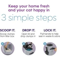 Litter Genie Plus Cat Litter Disposal System 15 Litter Genie Plus Cat Litter Disposal System -Cat Supply Store 780782 PT4. AC SS1800 V1684608356