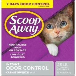 Scoop Away Clean Breeze Scented Clumping Clay Cat Litter 15 Scoop Away Clean Breeze Scented Clumping Clay Cat Litter -Cat Supply Store 80313 PT5. AC SS1800 V1694458830