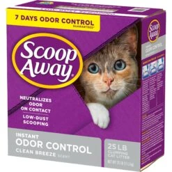 Scoop Away Clean Breeze Scented Clumping Clay Cat Litter 17 Scoop Away Clean Breeze Scented Clumping Clay Cat Litter -Cat Supply Store 80313 PT8. AC SS1800 V1663967754