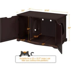 Yaheetech Cat Litter Box Enclosure 11 Yaheetech Cat Litter Box Enclosure -Cat Supply Store 871886 PT2. AC SS1800 V1686246229