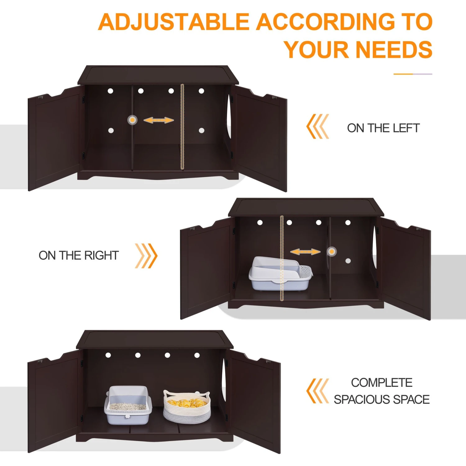 Yaheetech Cat Litter Box Enclosure 7 Yaheetech Cat Litter Box Enclosure - Image 5