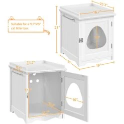 Yaheetech Indoor Cat Litter Box Enclosure 13 Yaheetech Indoor Cat Litter Box Enclosure -Cat Supply Store 871918 PT3. AC SS1800 V1686249442