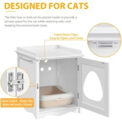 Yaheetech Indoor Cat Litter Box Enclosure 15 Yaheetech Indoor Cat Litter Box Enclosure -Cat Supply Store 871918 PT5. AC SS1800 V1686250365