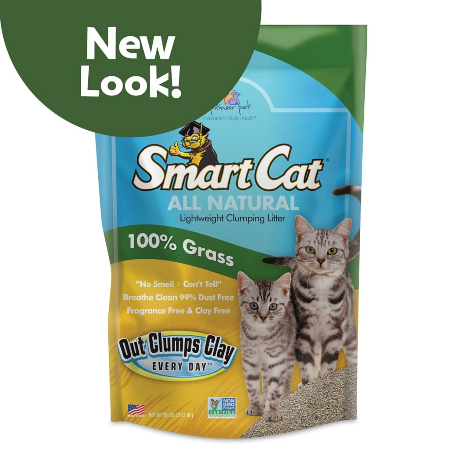 SmartCat Unscented Clumping Grass Cat Litter 3 SmartCat Unscented Clumping Grass Cat Litter