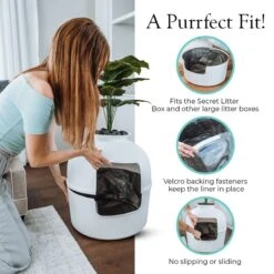 Bundle & Bliss Reusable Cat Litter Liners, 3 Count 14 Bundle & Bliss Reusable Cat Litter Liners, 3 Count -Cat Supply Store 897454 PT3. AC SS1800 V1687885907