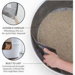 Bundle & Bliss Reusable Cat Litter Liners, 3 Count 16 Bundle & Bliss Reusable Cat Litter Liners, 3 Count -Cat Supply Store 897454 PT5. AC SS1800 V1687890608