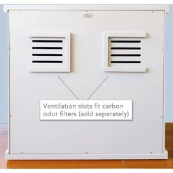 The Refined Feline Deluxe Cat Litter Box, X-Large, White -Cat Supply Store 908230 PT3. AC SS1800 V1689275947