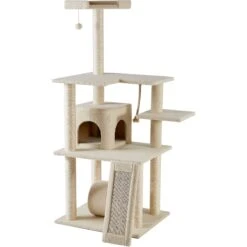 Frisco 62-in Faux Fur Cat Tree & Condo 12 Frisco 62-in Faux Fur Cat Tree & Condo -Cat Supply Store 92259 PT5. AC SS1800 V1584453065