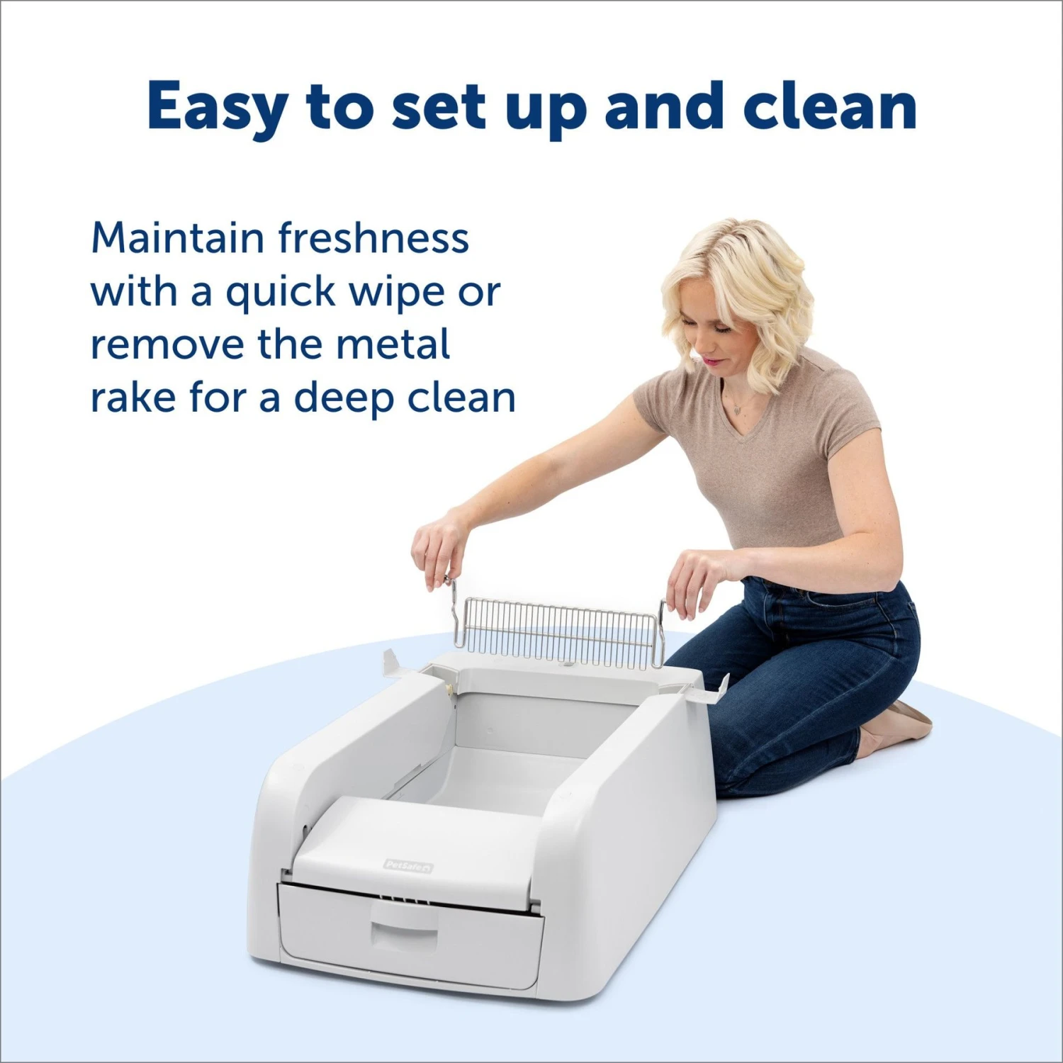 PetSafe ScoopFree Clumping Self-Cleaning Cat Litter Box 7 PetSafe ScoopFree Clumping Self-Cleaning Cat Litter Box - Image 5